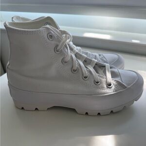 White High-Top Sneakers